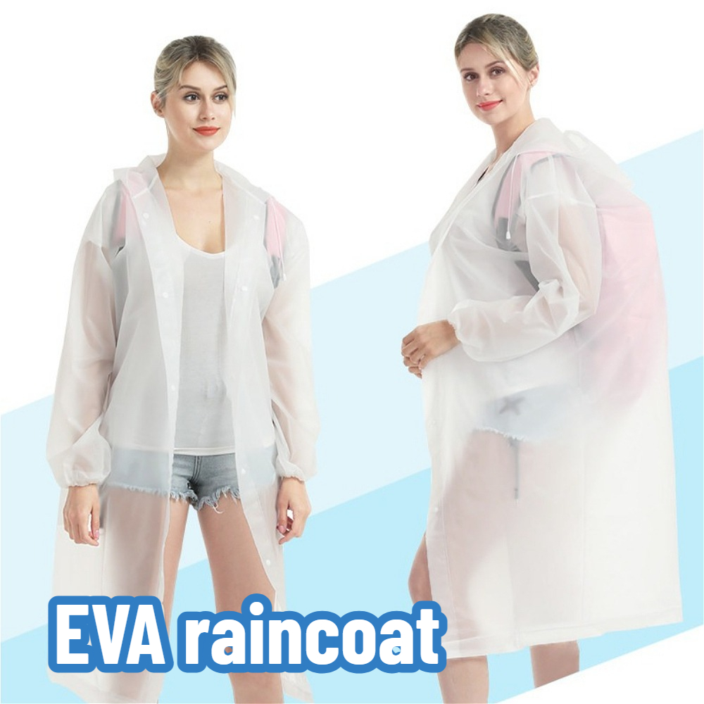 Cycling Commuter Rain Gear - Herbruikbare, dikke regenjas voor volwassenen, waterdichte