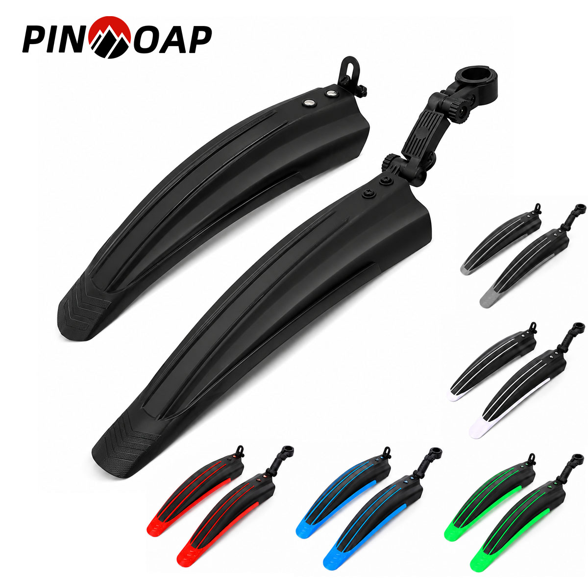 Cycling Commute In Rain - PINMOAP 2 STUKS Fiets Spatbord Set