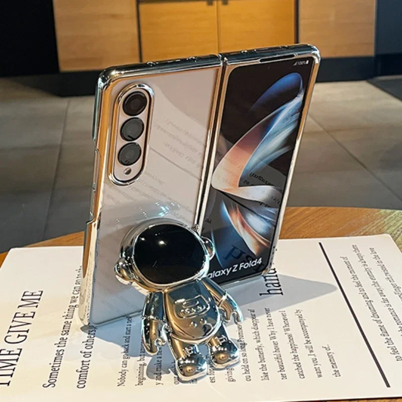 Kickstand Adjustable - Luxe Clear Telefoon Case Voor Samsung