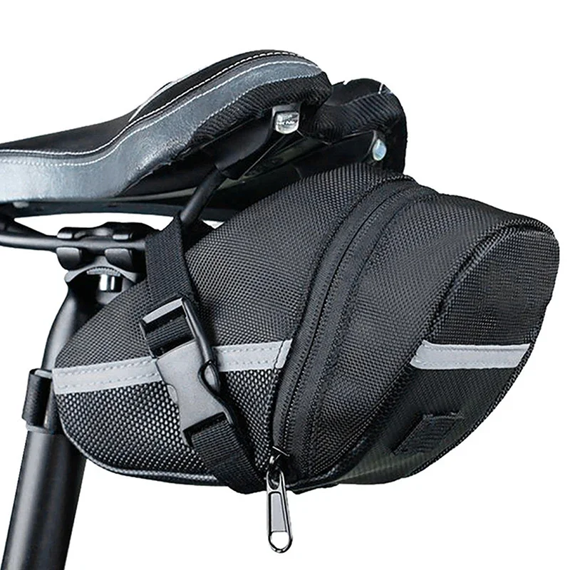 Saddle Bag Under Seat - Reflecterende strip Fietszadel onder de zadelzak