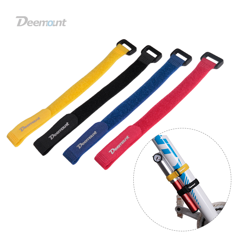Bike Pump Frame Mount - Deemount 4Pcs Fiets Nylon Haak/Lus Tape