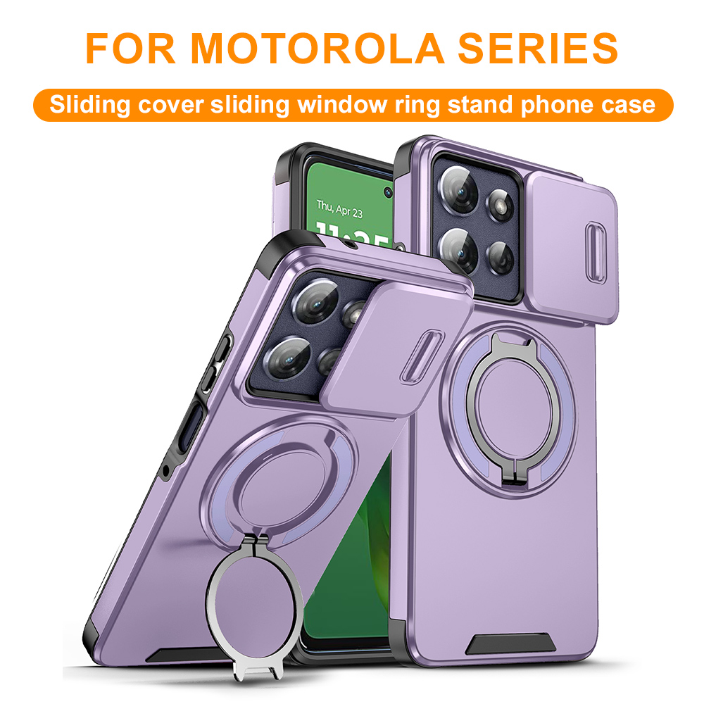Kickstand Adjustable - Magnetische robuuste telefoonhoes voor Moto G