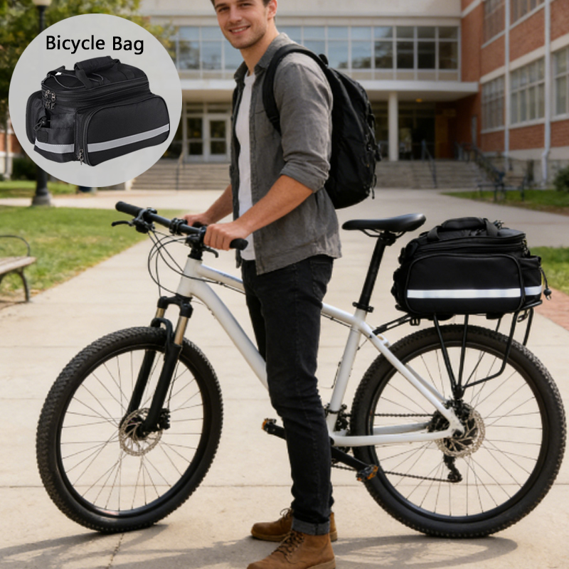 Cycling Commute In Rain - 1 stks Fiets Trunk Bag Fiets