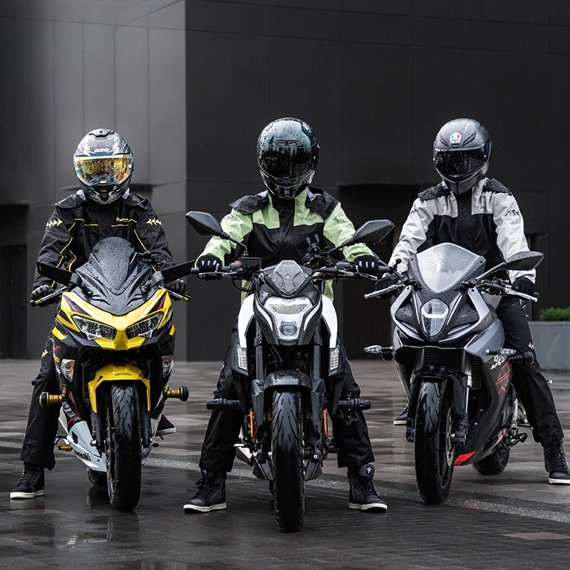 Cycling Commuter Rain Gear - Oxford motorregenpak, waterdichte jas en broek