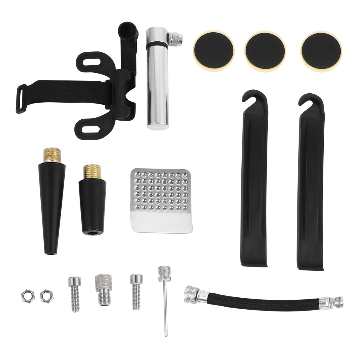Bike Pump Frame Mount - Fietspomp en Reparatieset voor Banden, Mini