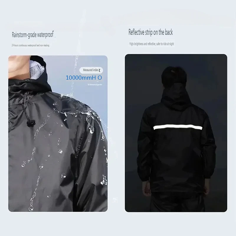 Dunne regenjasset zomer waterd - Cycling Rain Jacket Commute recensie en prijs
