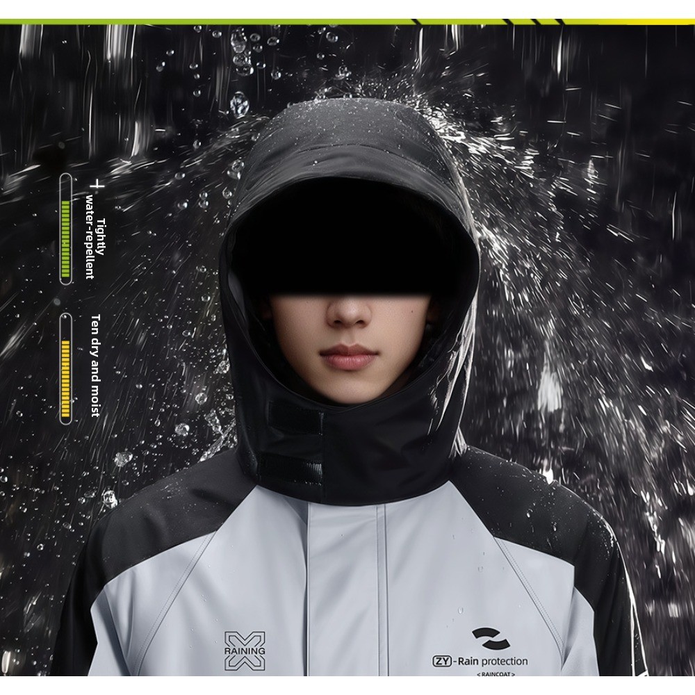 Tweedelig motorregenpak, water - Cycling Commuter Rain Gear recensie en prijs