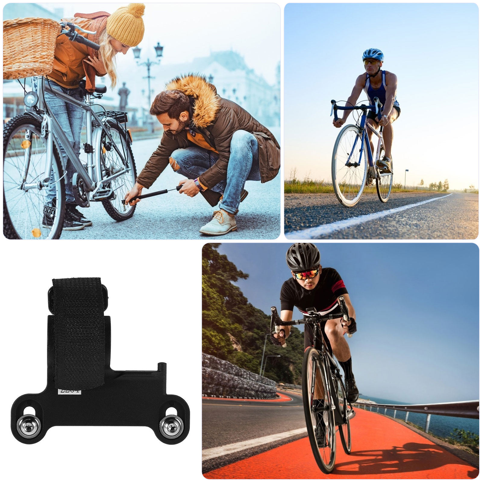 Compacte fietspomphouder Nylon - Bike Pump Frame Mount recensie en prijs
