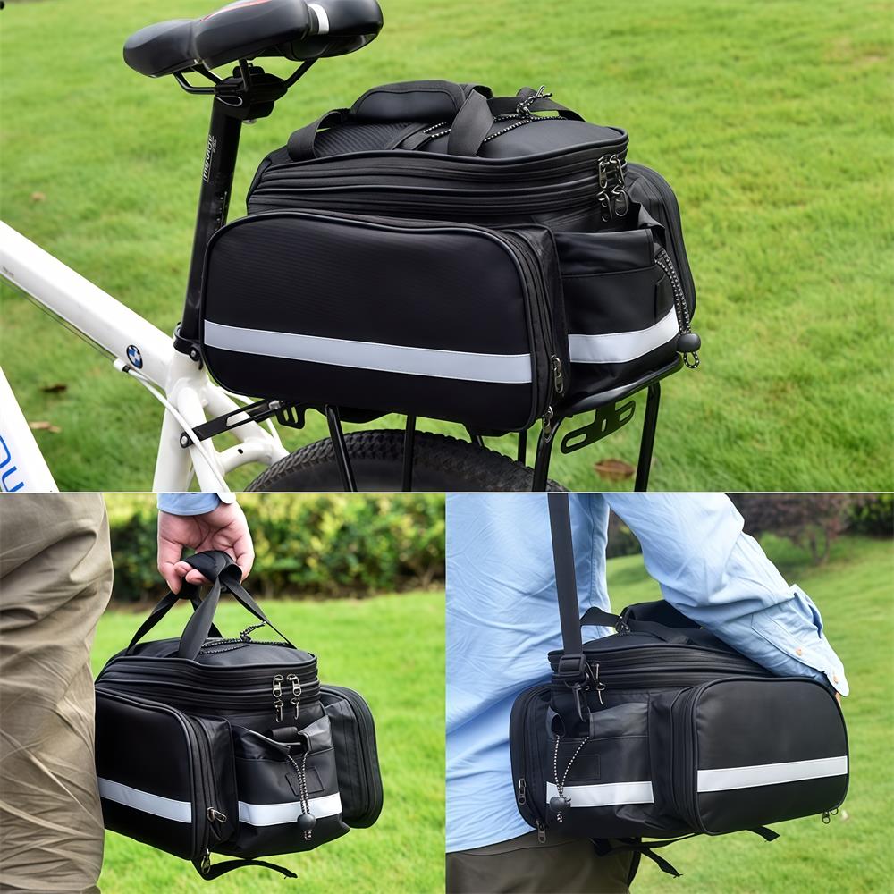Fiets achterdrager tas fietsta - Cycling Commute In Rain recensie en prijs