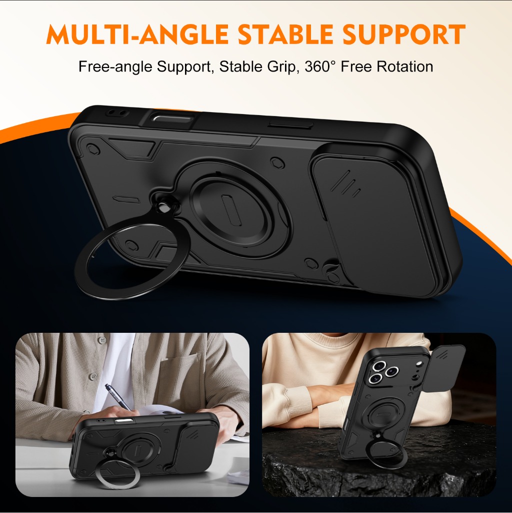 Stootvaste telefoonhoes met sc - Kickstand Adjustable recensie en prijs