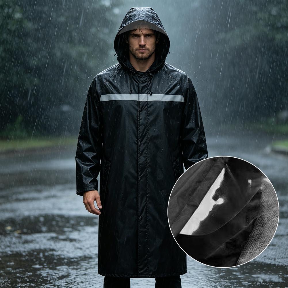 Waterdichte regenponcho met ca - Cycling Commute In Rain recensie en prijs