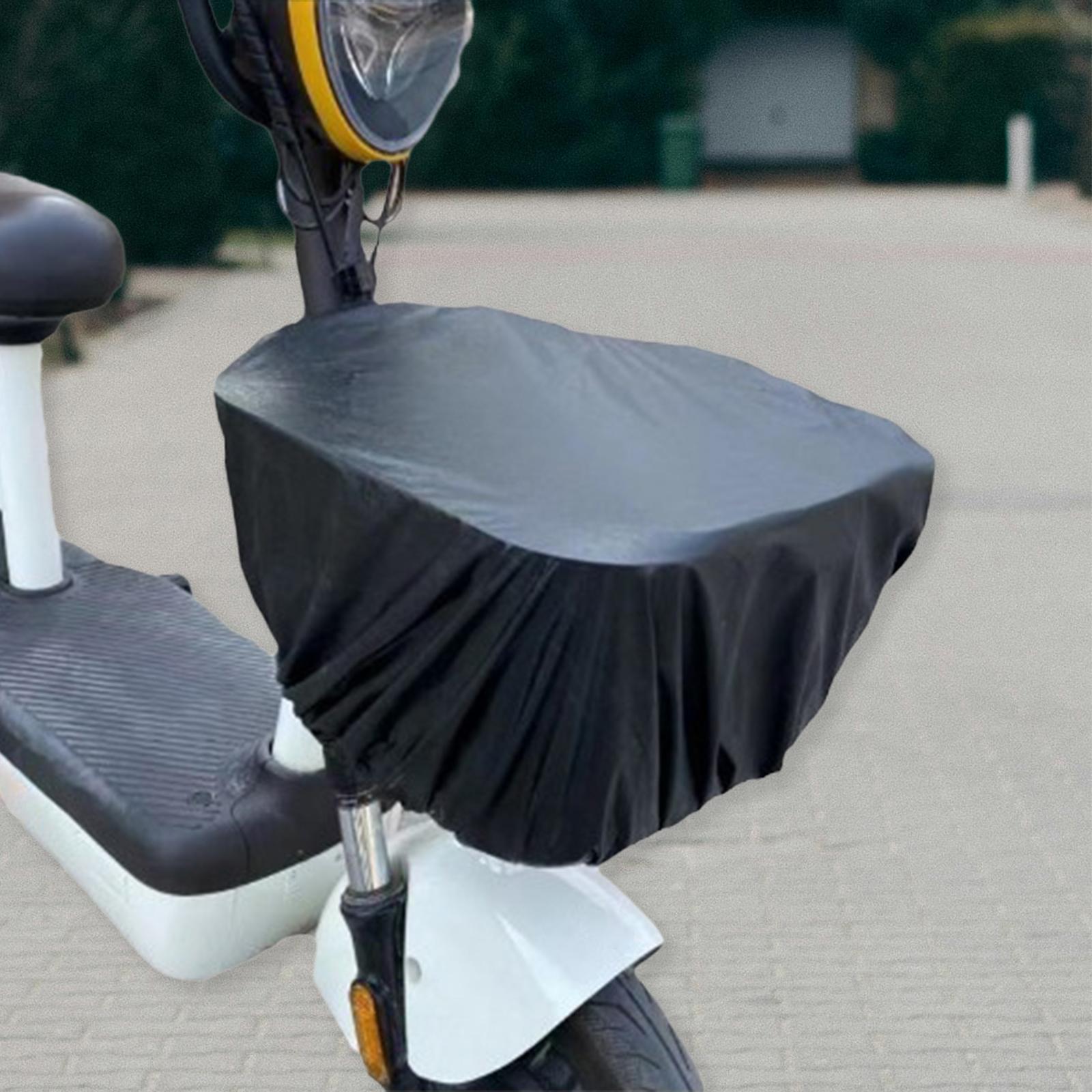 Zwarte waterdichte fietsmand r - Cycling Commute In Rain recensie en prijs