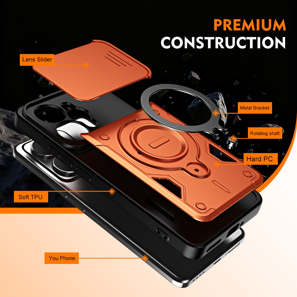 Stootvaste telefoonhoes met sc - Kickstand Adjustable recensie en prijs