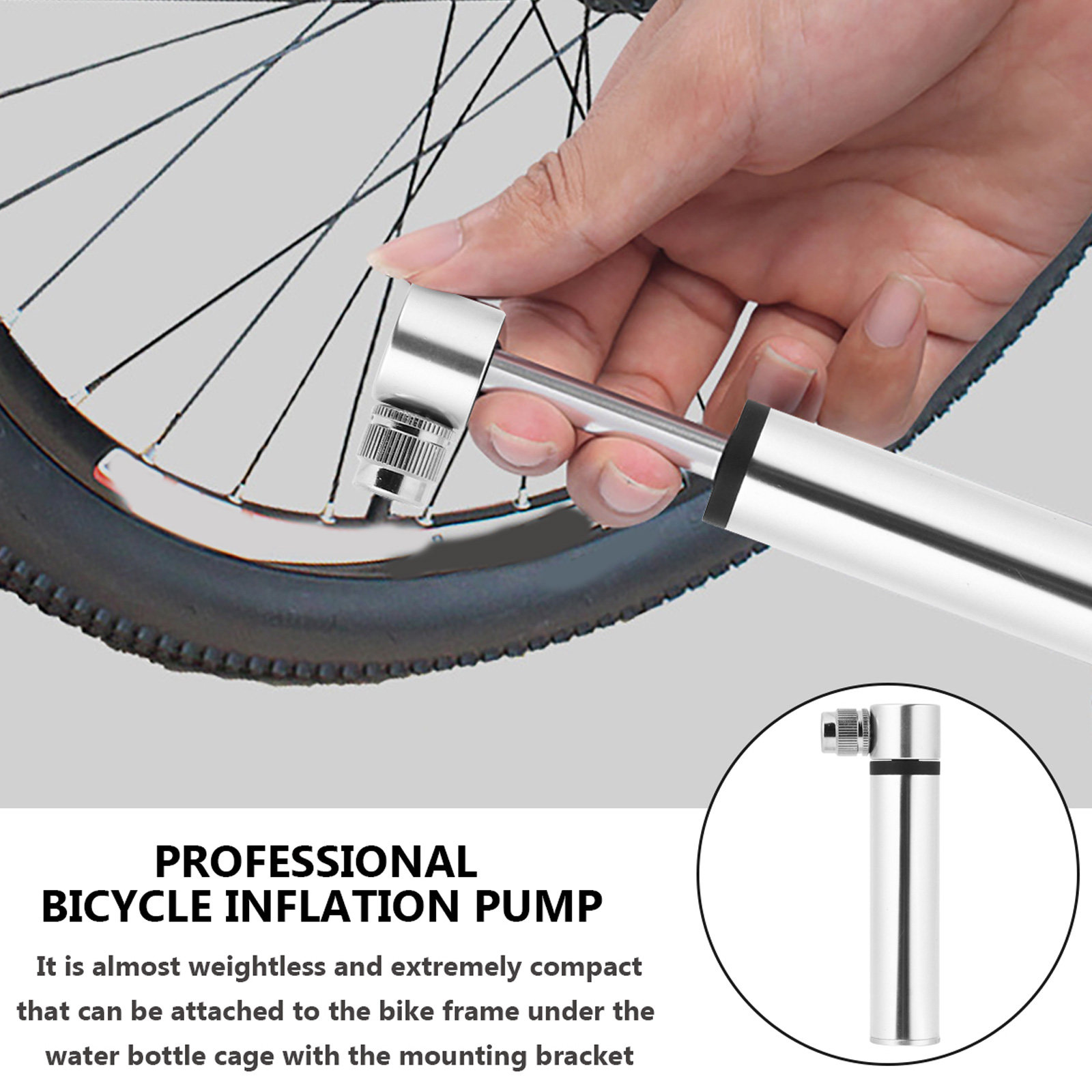 Fietspomp en Reparatieset voor - Bike Pump Frame Mount recensie en prijs