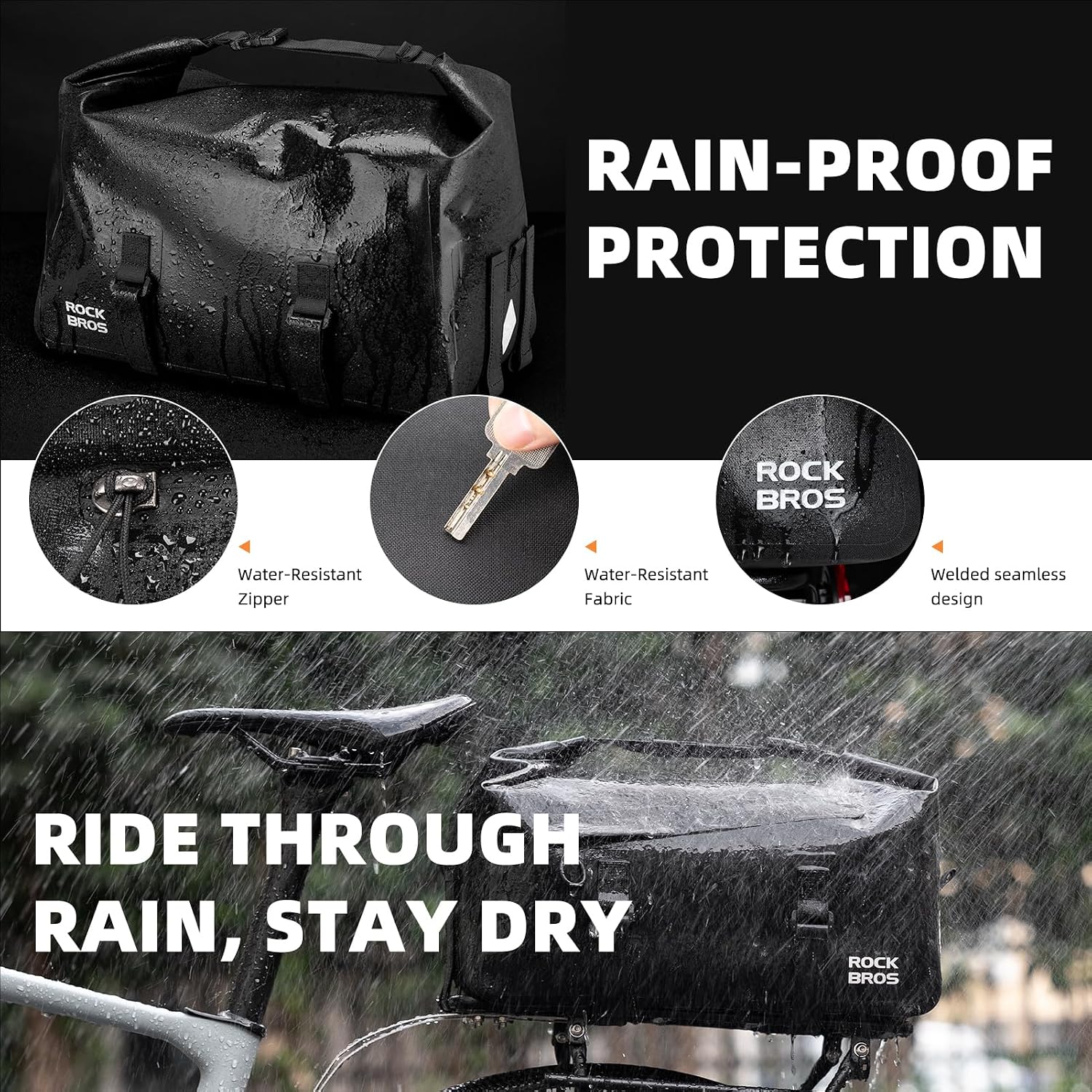 Fietsplanktas Uitbreidbaar 16L - Panniers Waterproof Rear recensie en prijs